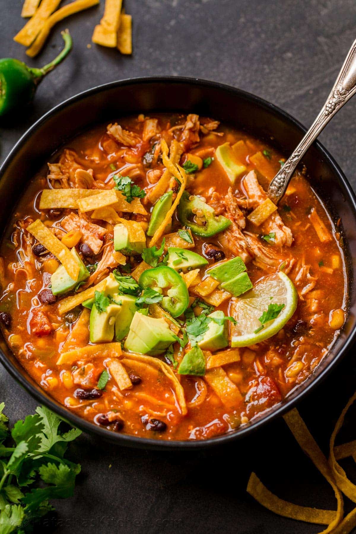 Creamy Chicken Tortilla Soup Recipe: Indulgent & Freezer-Friendly